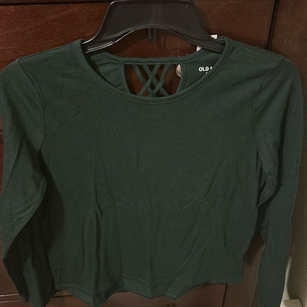 Dark Green Old Navy Long sleeve t-shirt